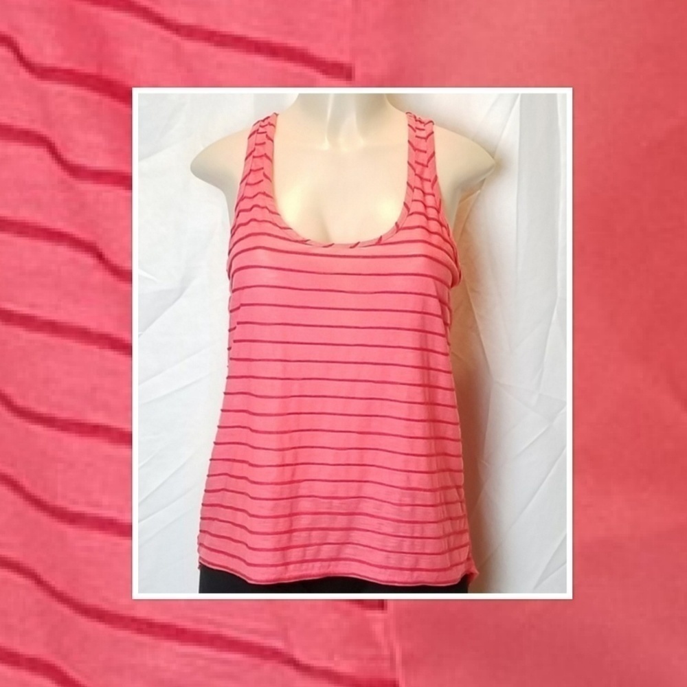 EYELASH Couture Lace Striped Tank